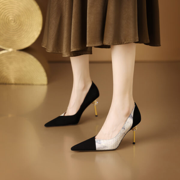 Python Skin Heels