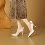 Calf Hair Pointed Toe Pumps: 100% Handcrafted Comfort | SIMONE