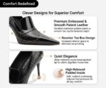SIMONE Oiled Leather Buckle Loafer Pumps | Handcrafted 7cm Block Heels