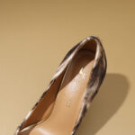 SIMONE Calf Hair Pointed Toe Pumps | Handcrafted Sheepskin-Lined 8cm Heels