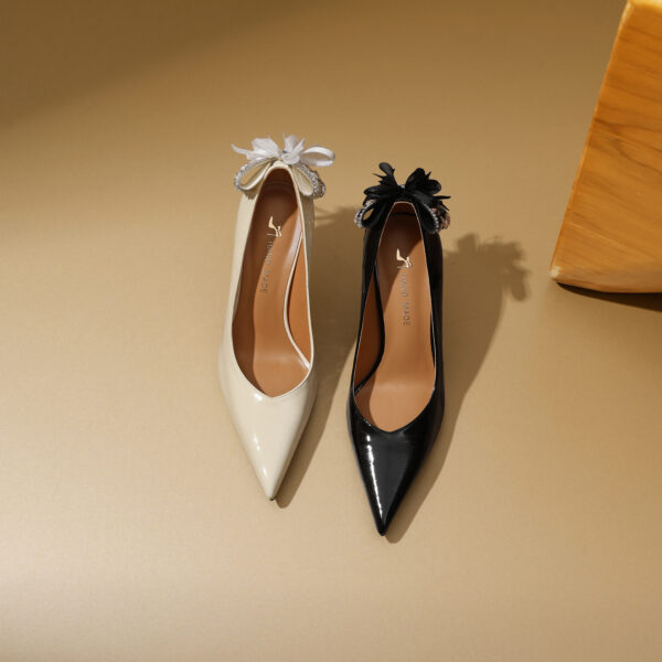 Calf Hair Pointed Toe Pumps: 100% Handcrafted Comfort | SIMONE